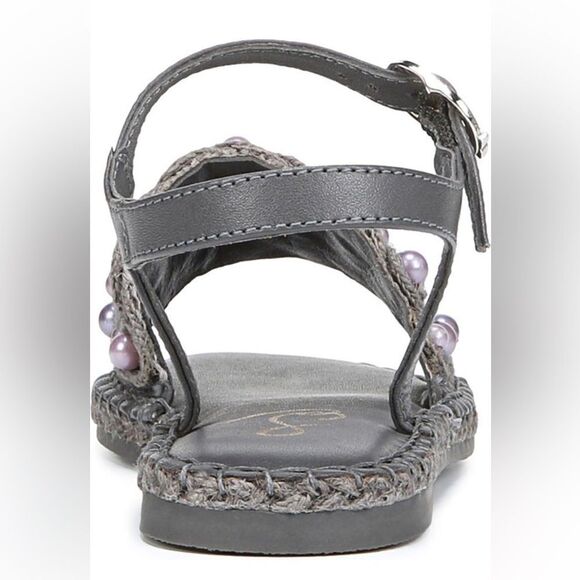 Sam Edelman holly mini beaded leather upper and lining sandal size 1M, NWT - Picture 6 of 13